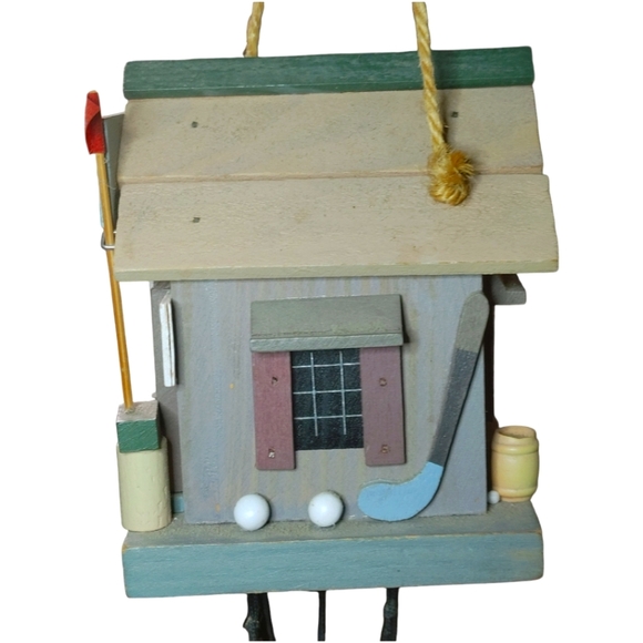Wind Chime Golf Pro Shop Hand Made & Painted, Kitchie. For the Family Golfer - Picture 3 of 10